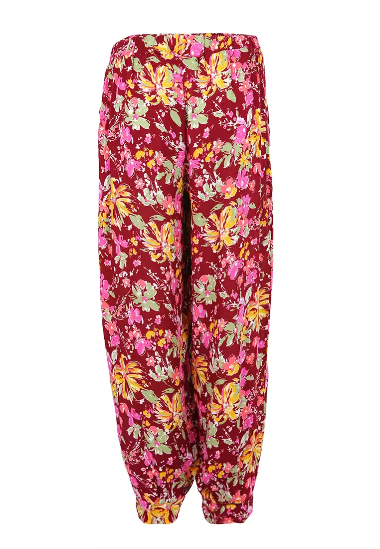Floral Printed Harem Pants