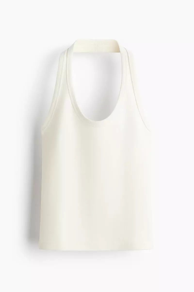 Cotton halterneck top