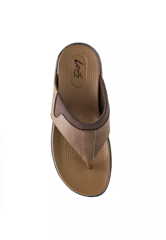 Men Slip On Faux Leather Classic Casual Sandals - 250141254