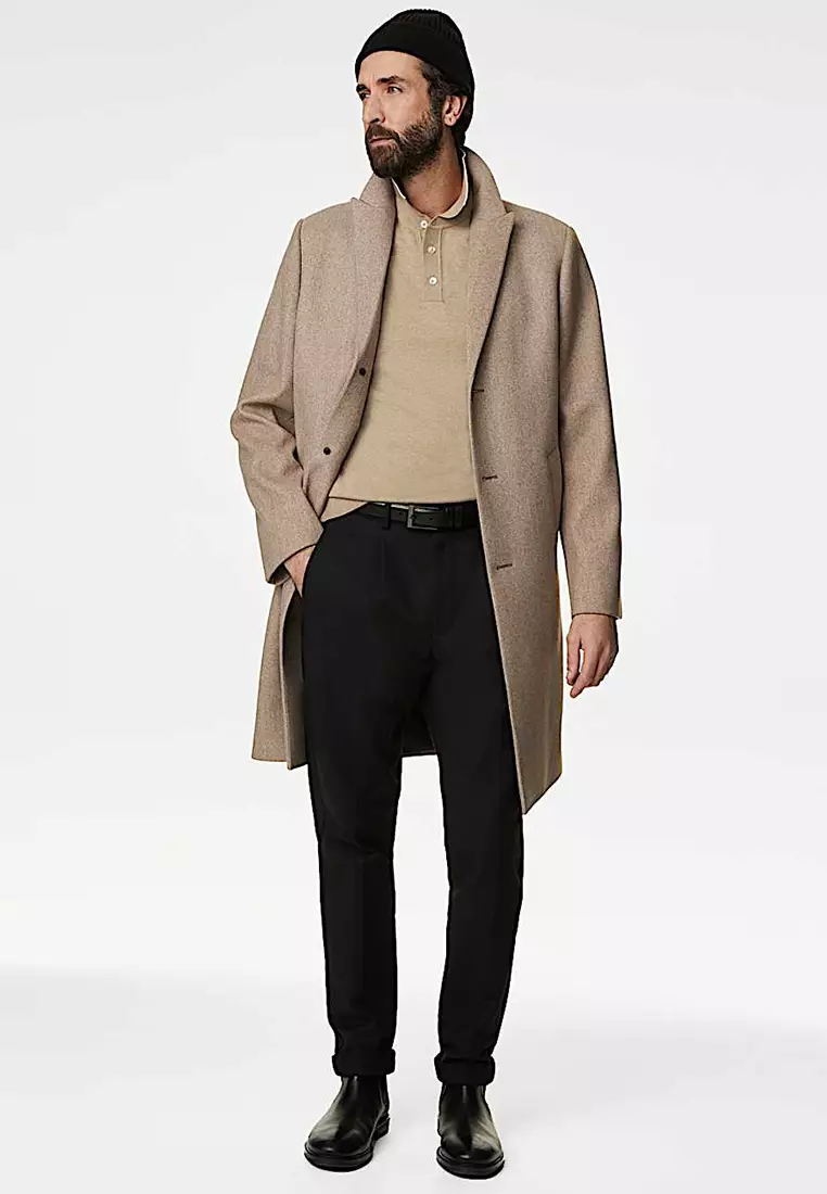 Cotton Rich Short Sleeve Knitted Polo Shirt