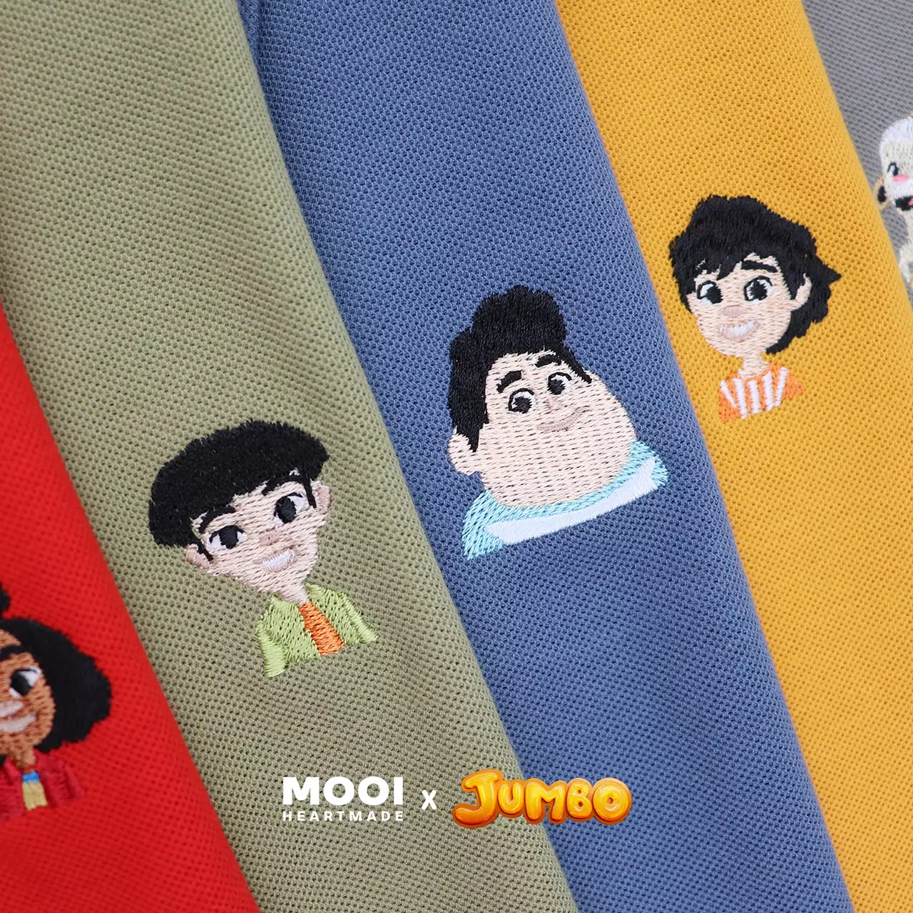 Mooi x Jumbo Kemeja Anak Laki-Laki Polo Shirt - Yellow Gold