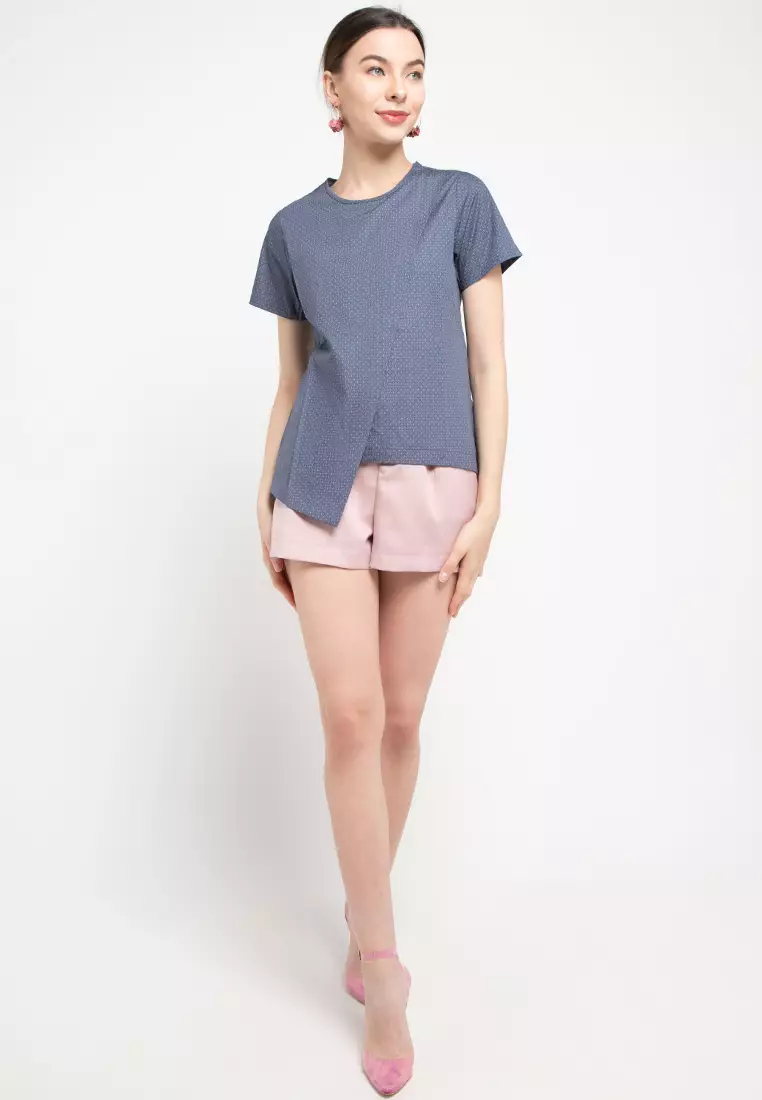 Sophistix Paskal Blouse in Dark Grey
