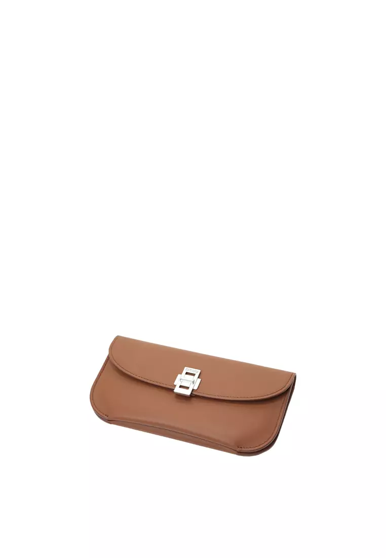 Turn-Lock Pouch - Caramel