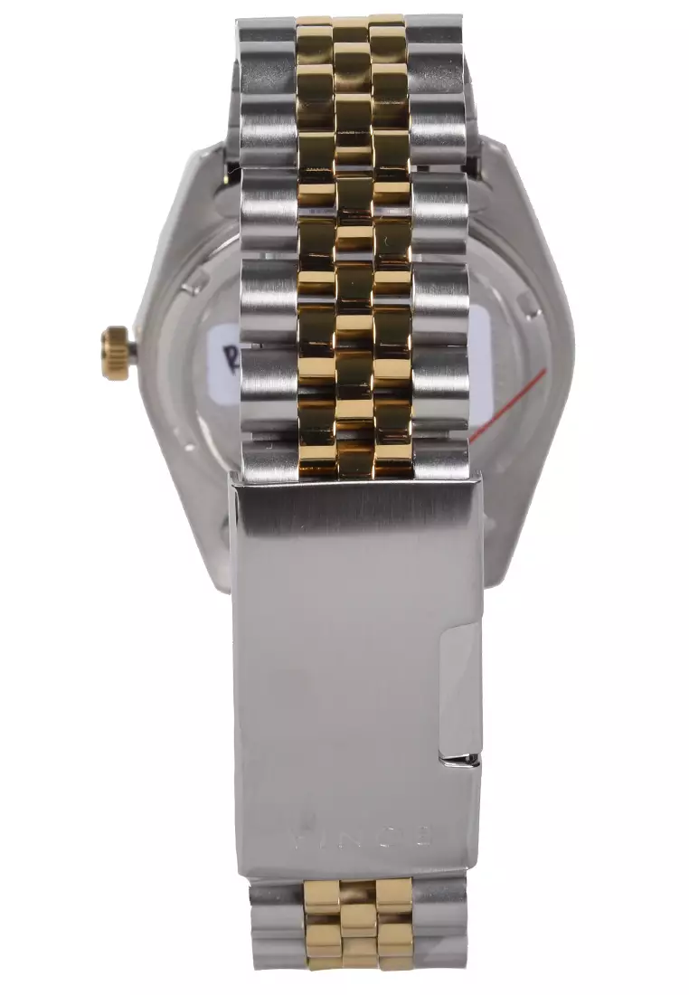 Bonia Sapphire - Jam Tangan Wanita - Silver Gold - Stainless Steel Bracelet - BNB105550-1157S