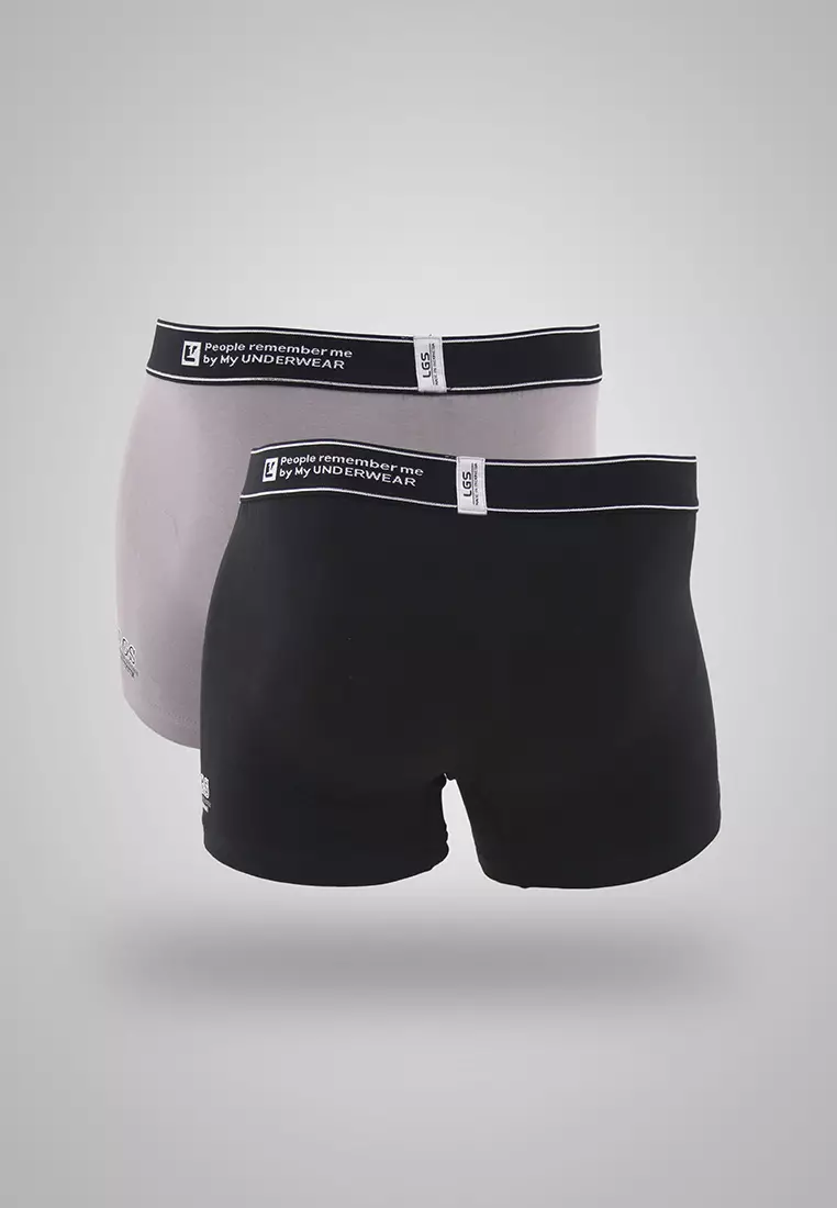 Jual LGS LGS - Boxer - Paket 2 - Grey Black - LEUW.02.6601.1.2.7C Karet ...