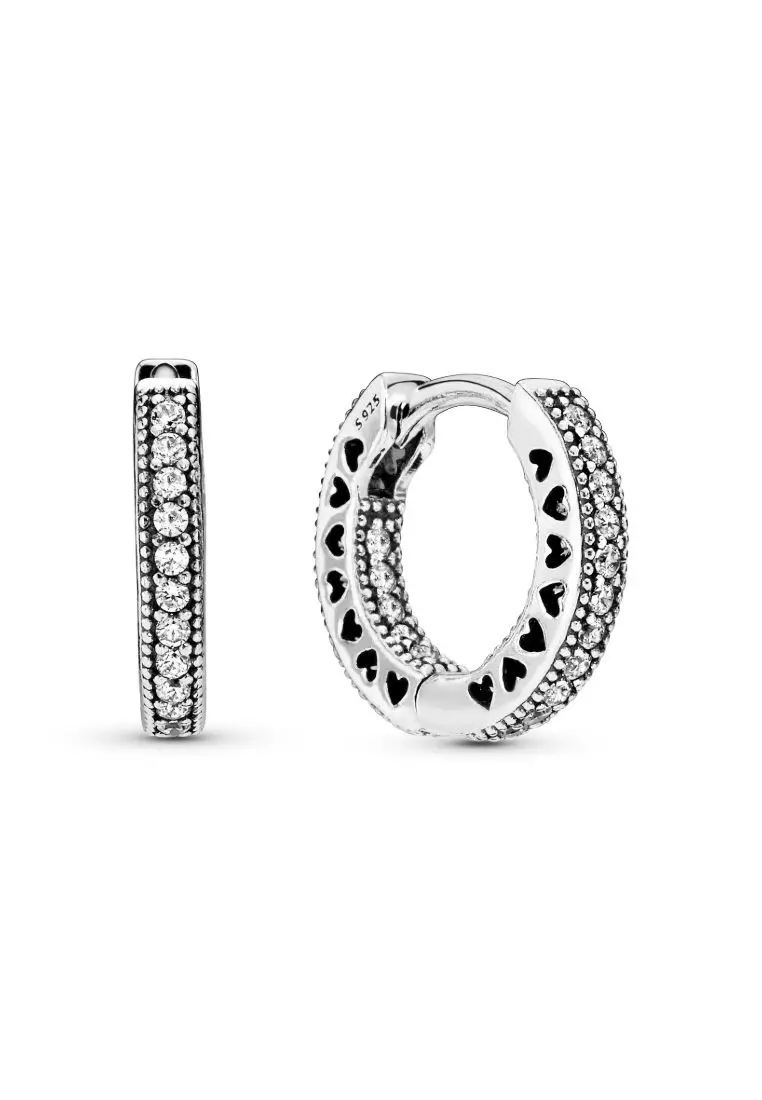 Pandora large shop hoop earrings