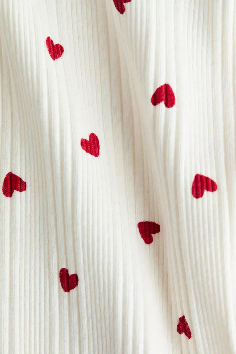 Ribbed cotton leggings