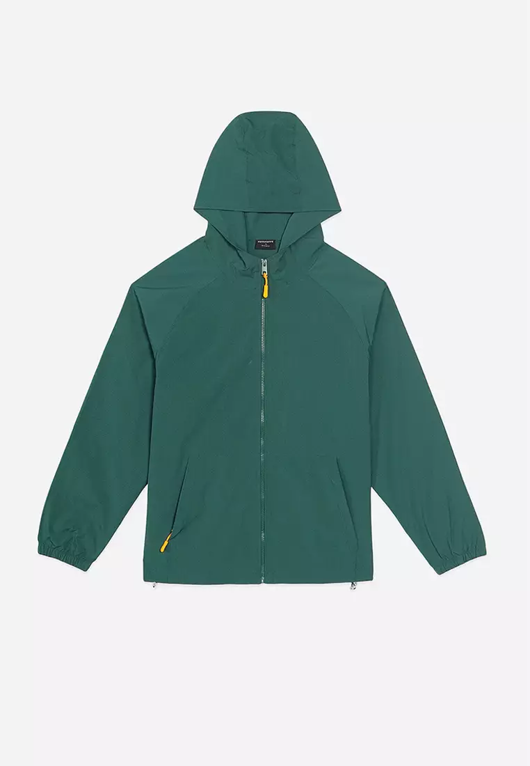 Buy Penshoppe Relaxed Fit Windbreaker Jacket with Hood 2025 Online