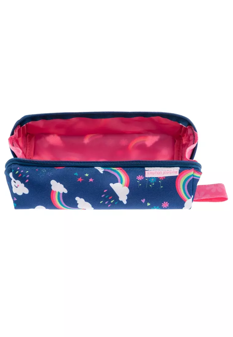 Stephen Joseph All Over Print Pencil Pouch Rainbow