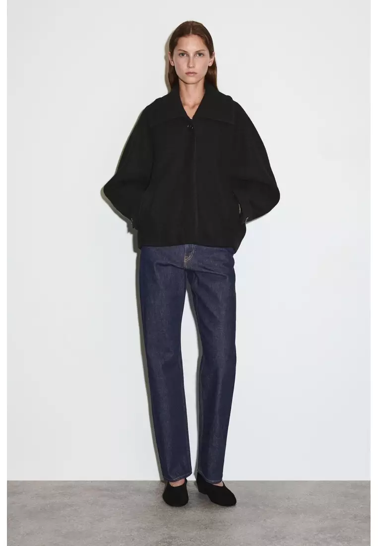 OVERSIZED BOILED-WOOL JACKET