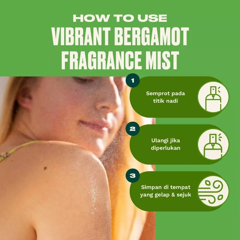 Vibrant Bergamot Body Mist 100ml