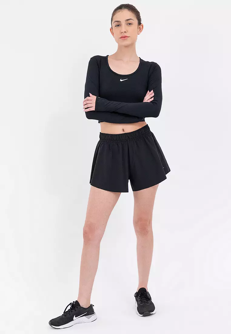 Nike Pro Women's Dri-FIT Cropped Long-Sleeve Top