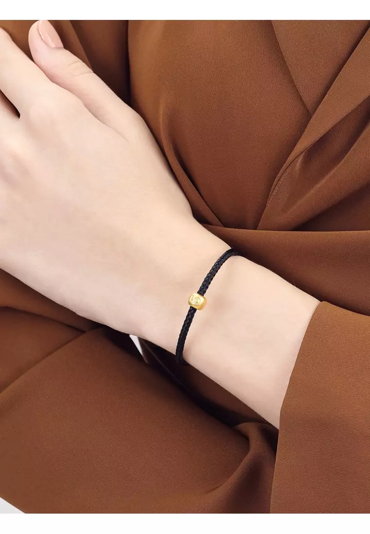 999 24K Solid Gold Number Five Charm 93670C (Bracelet not included)