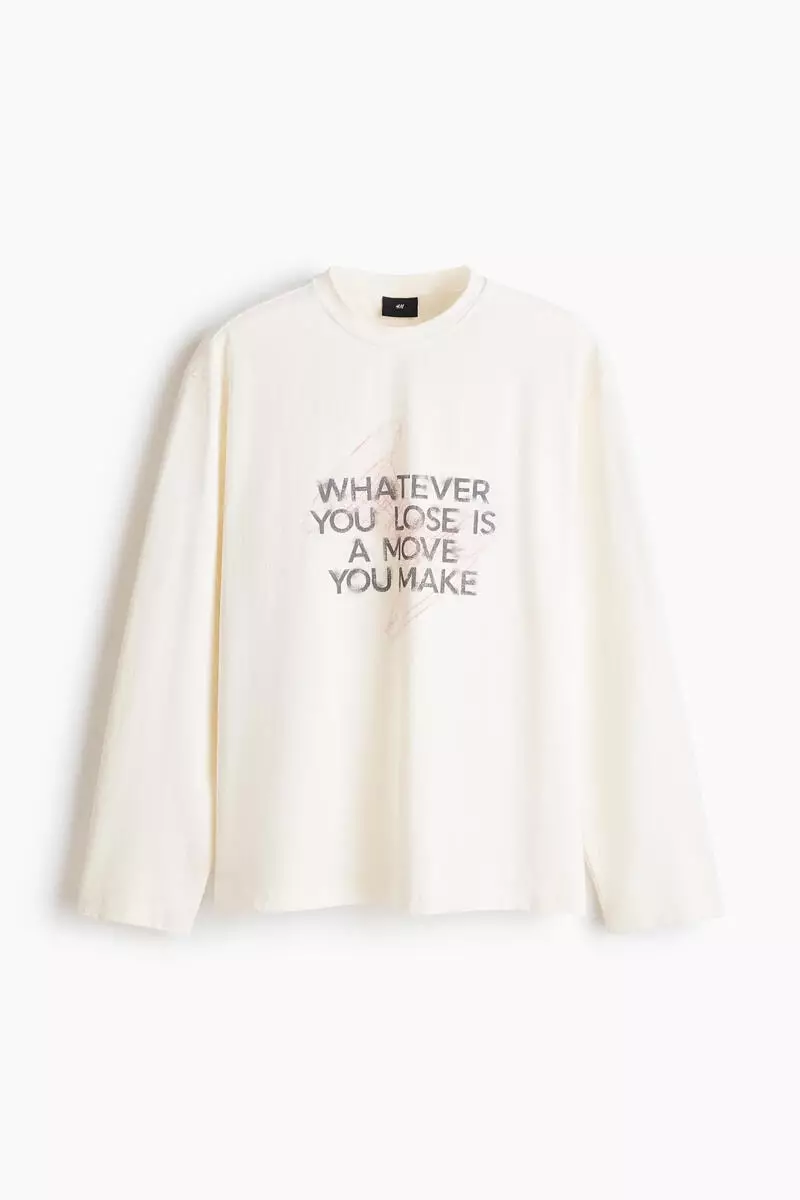 Loose Fit Long-sleeved T-shirt