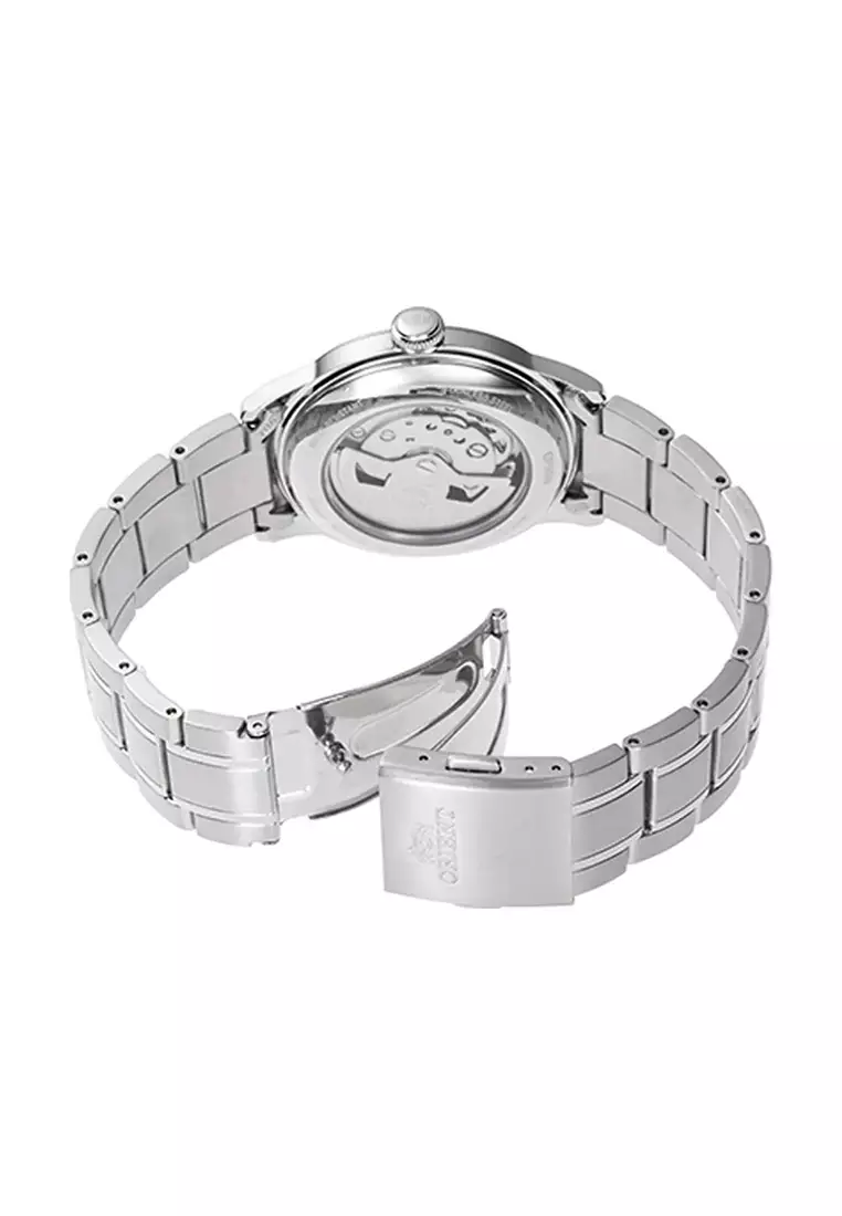 Orient Bambino 38 Silver Stainless Steel Analog Automatic Watch For Men RA-AC0M09E30B