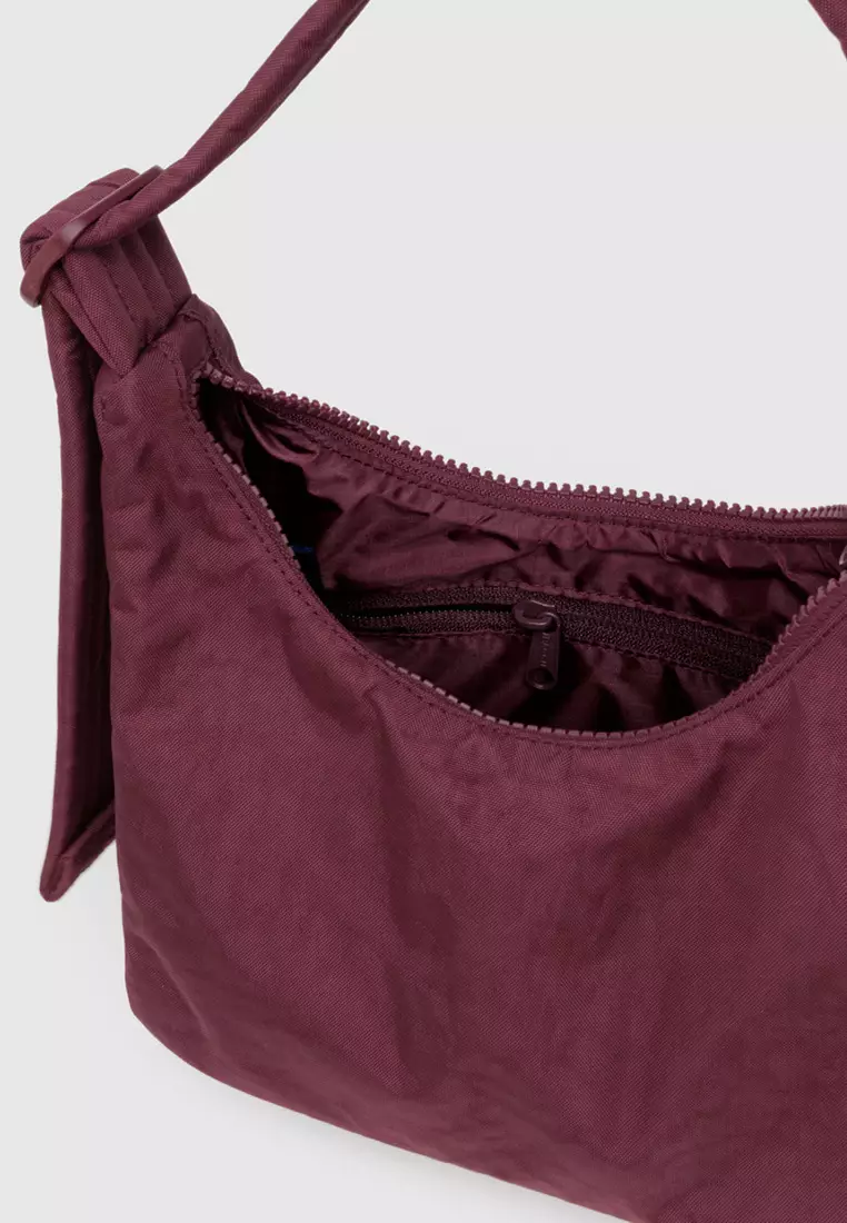BAGGU - Mini Nylon Shoulder Bag - Mahogany