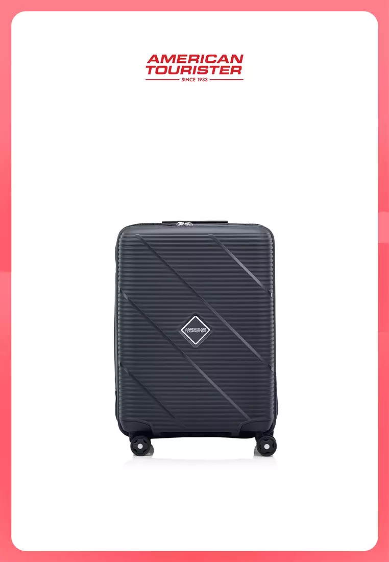 Bundle American Tourister Koper Ezylif Cabin Black + Ezylif Medium Black