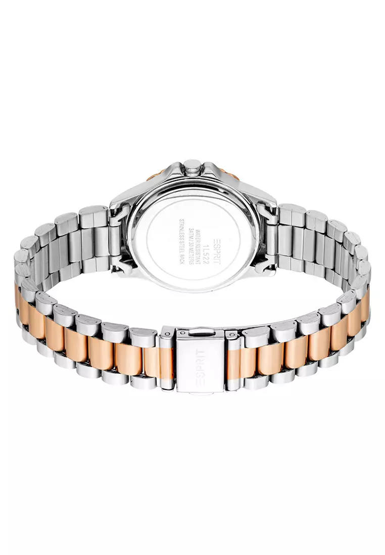 Esprit Julieta Two Tone Stainless Steel Analog Quartz Watch For Women ES1L522M0085