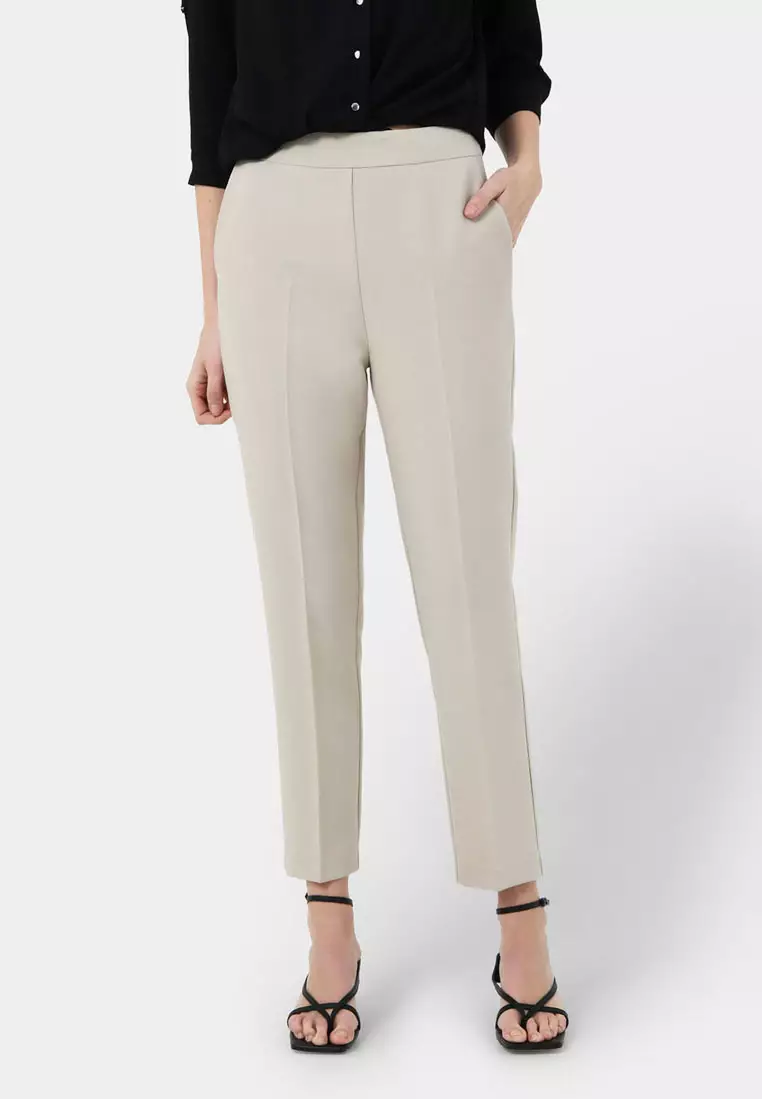 Zeny Slim Fit Cropped Pant