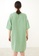 LC WAIKIKI green Shirt Collar Straight Short Sleeve Cotton Women's Nightgown 2DF08AACFBBD4DGS_5