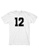 MRL Prints white Number Shirt 12 T-Shirt Customized Jersey 88120AAD90F7FAGS_1