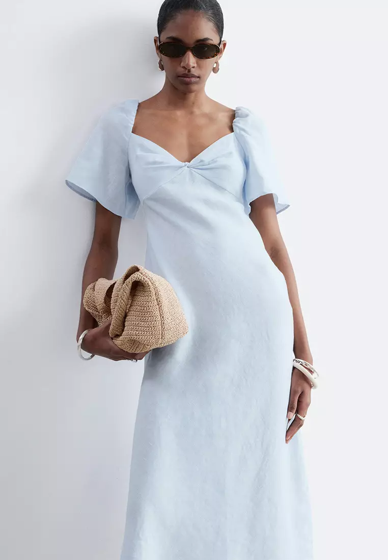 Linen Midi Dress