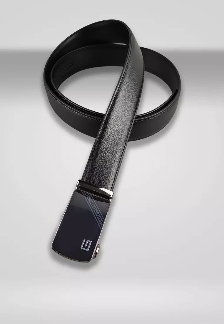 Grandir Ikat Pinggang Pria Kulit Sintetis Premium Sabuk Gesper Men Belt A