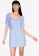 ZALORA BASICS multi Puff Sleeve Sweetheart Neckline Dress D16CEAAFEFCF19GS_1