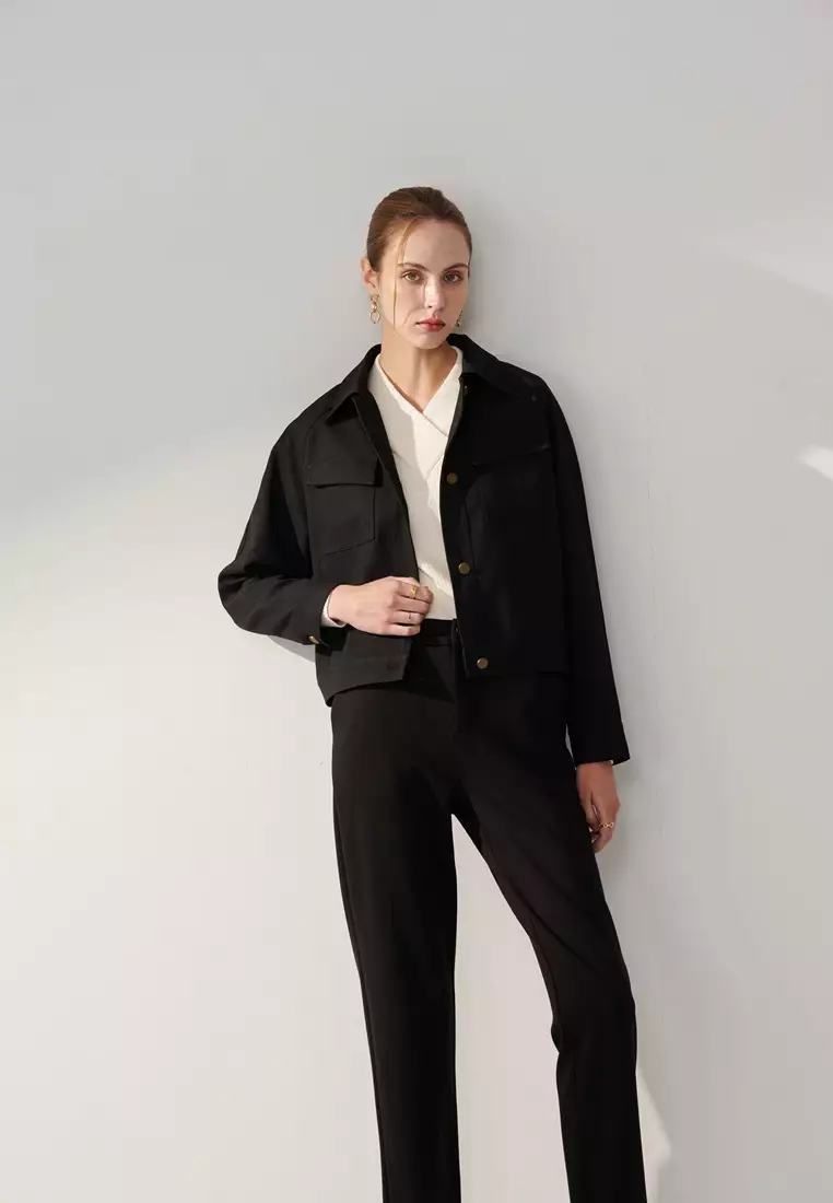 Black Pocket Jacket