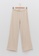 LC WAIKIKI beige Women's Flat Trousers B3307AA8D832ACGS_6
