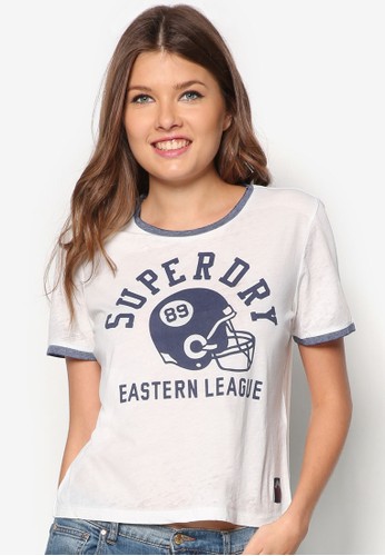 Cali 文字zalora鞋子評價印花圓領Tee, 服飾, 服飾