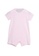 les enphants pink Striped Short Bodysuit 8EE8CKA3CAB786GS_1
