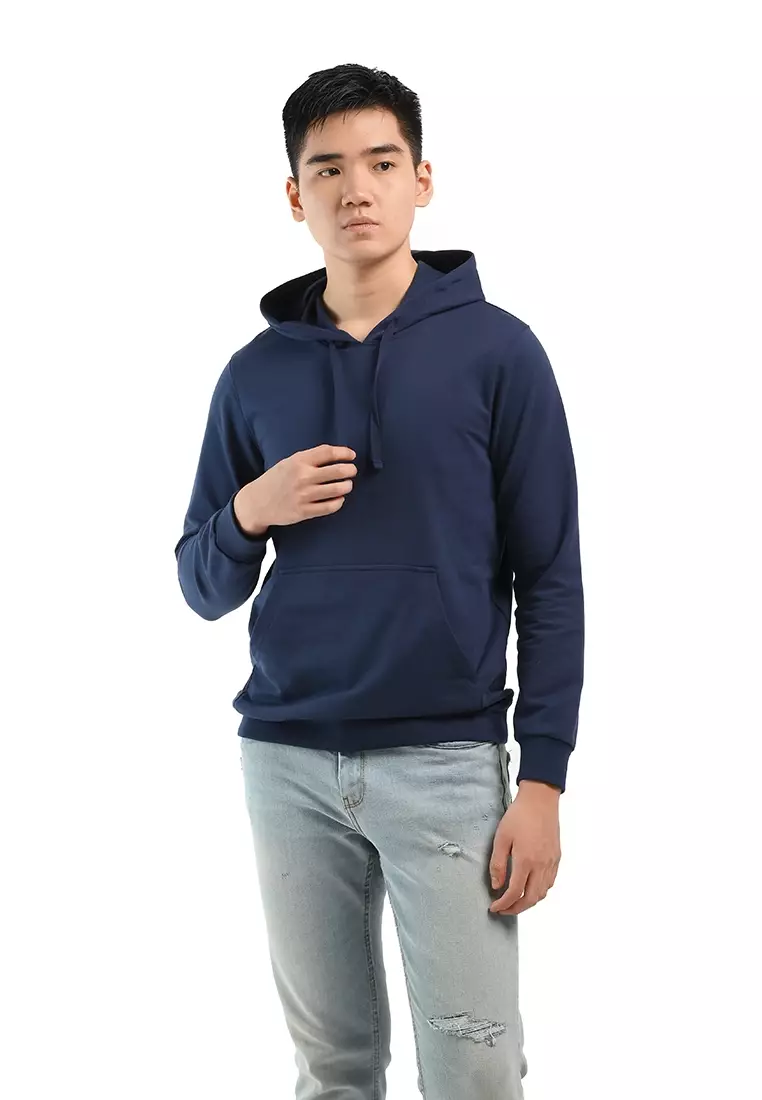 Jual MANZONE MANZONE Sweater Hoodie Pria RELIKAN NA NAVY