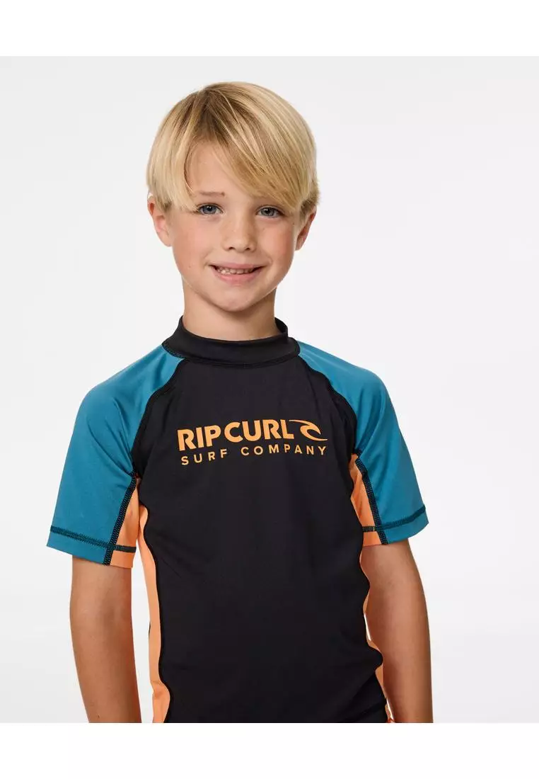 Buy Rip Curl Boy Shock Upf S/S-Boy 11BTRV-STORM BLUE 2025 Online | ZALORA