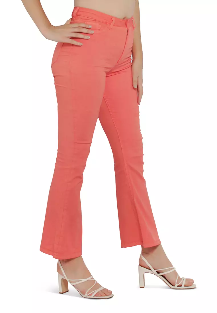 Papaya Waist Flared Jeans