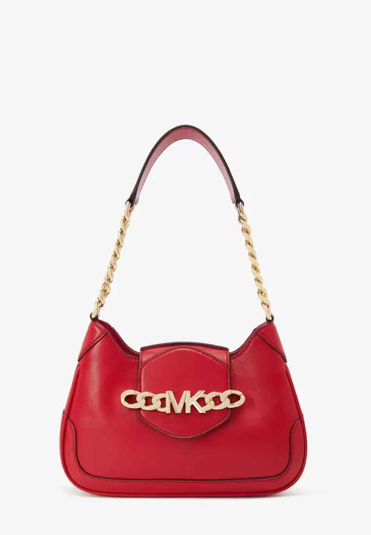 Michael kors small red bag hot sale
