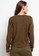 Peponi brown Oversize Pullover B0544AA6AEA952GS_2