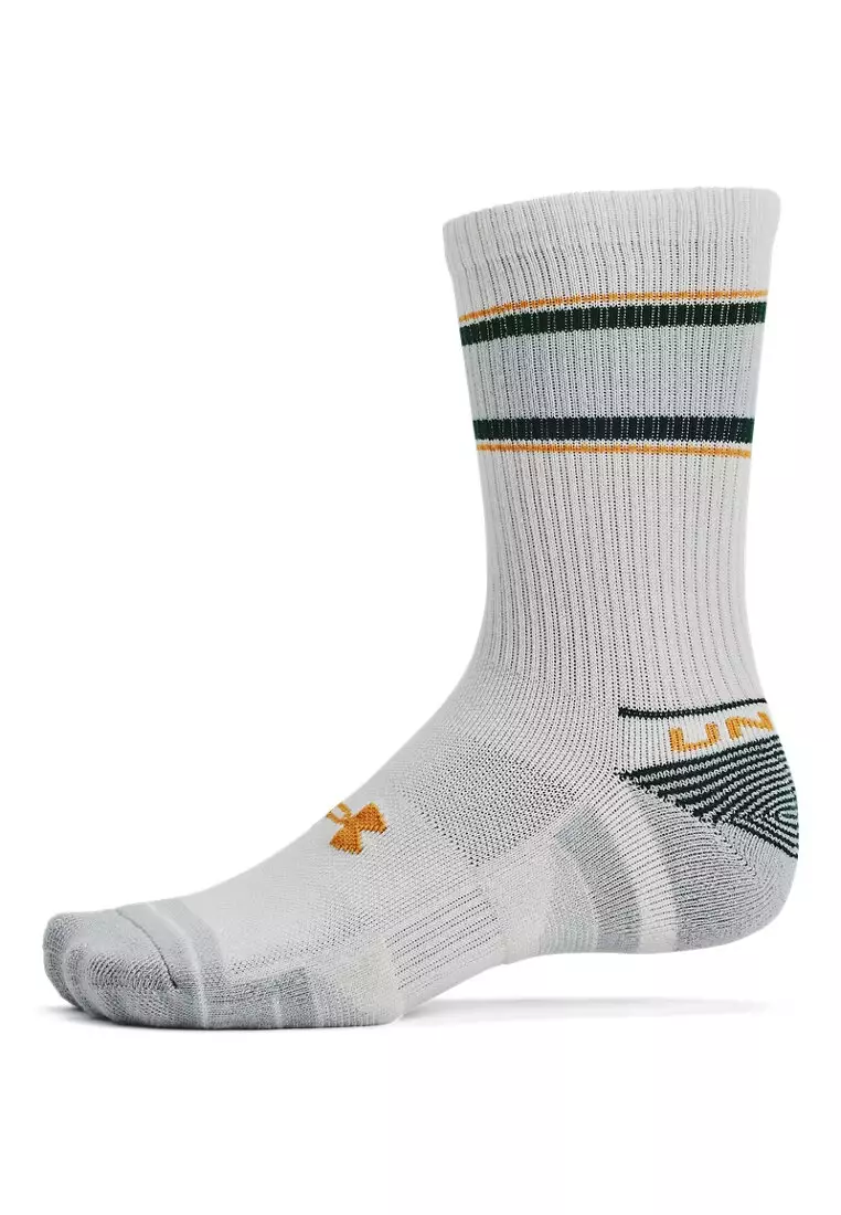 Under Armour Unisex UA Performance Tech SlipSpeed™ 2-Pack Crew Socks