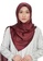KASHKHA red Satin basic shawl-WINE 8BCD2AA1C56456GS_1