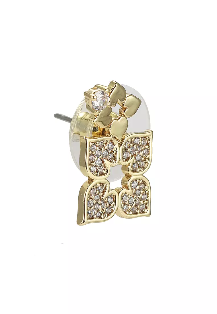 Gold plated earrings online on sale shopping