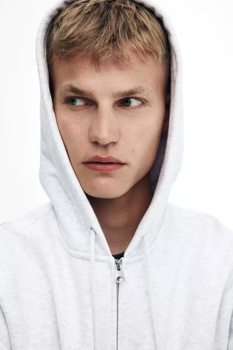 Oversized Fit Zip-through hoodie