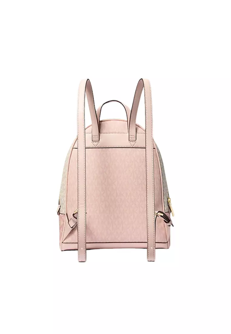 Rhea Ladies' Backpack in Pink Color Blocked 35S5GRAB6V
