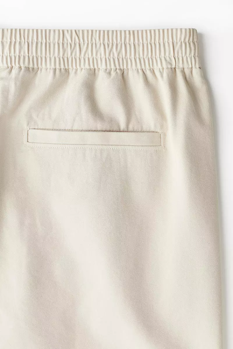 Relaxed Fit cotton-blend twill trousers