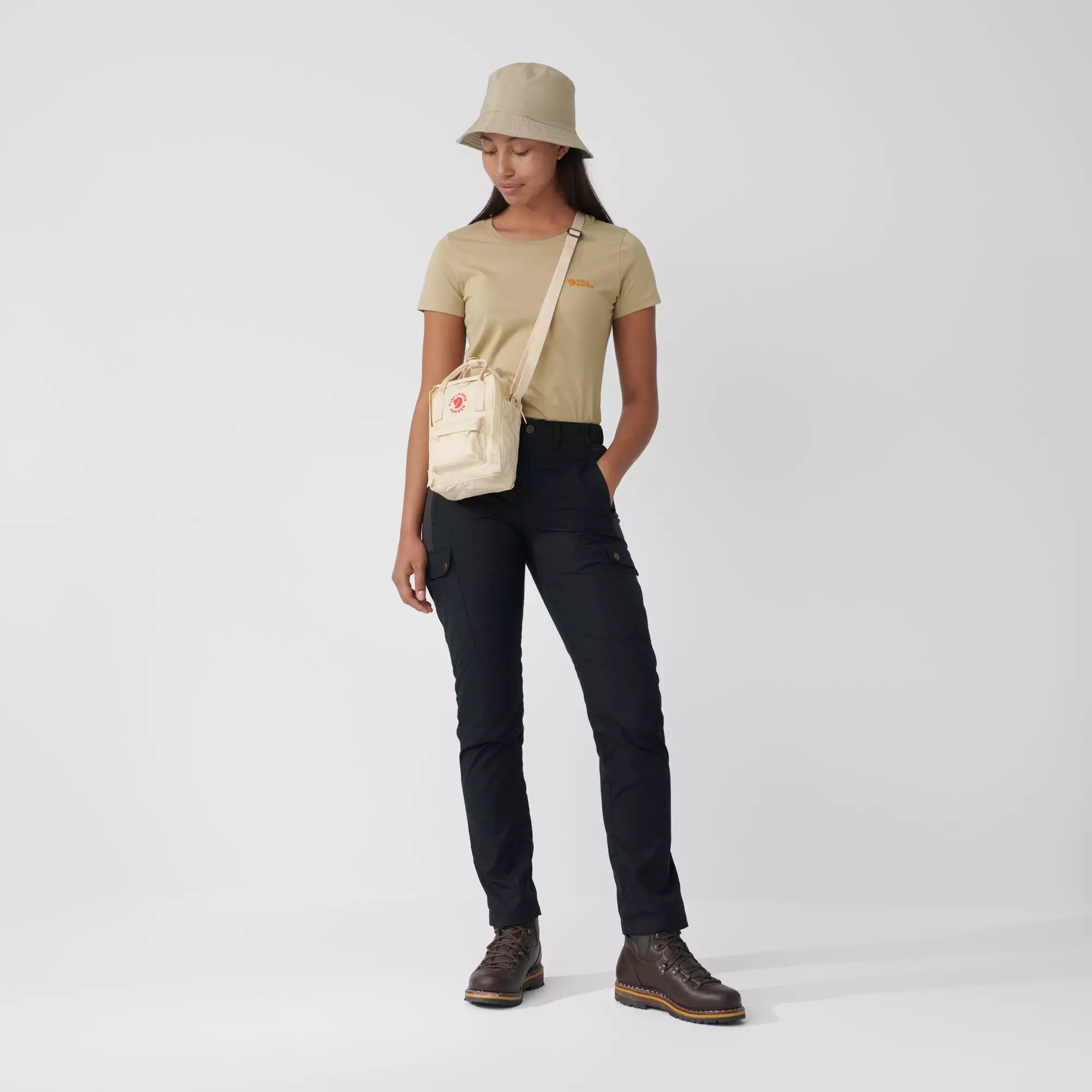 Fjallraven Kanken Sling Vinylon Fossil Tas Selempang F23797-118