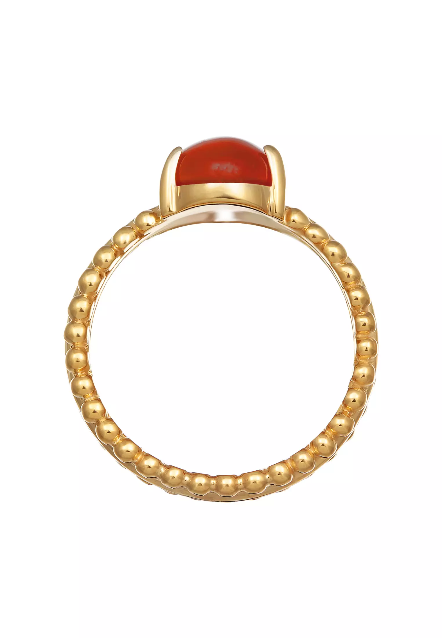 环旋转宝石橙金镀金