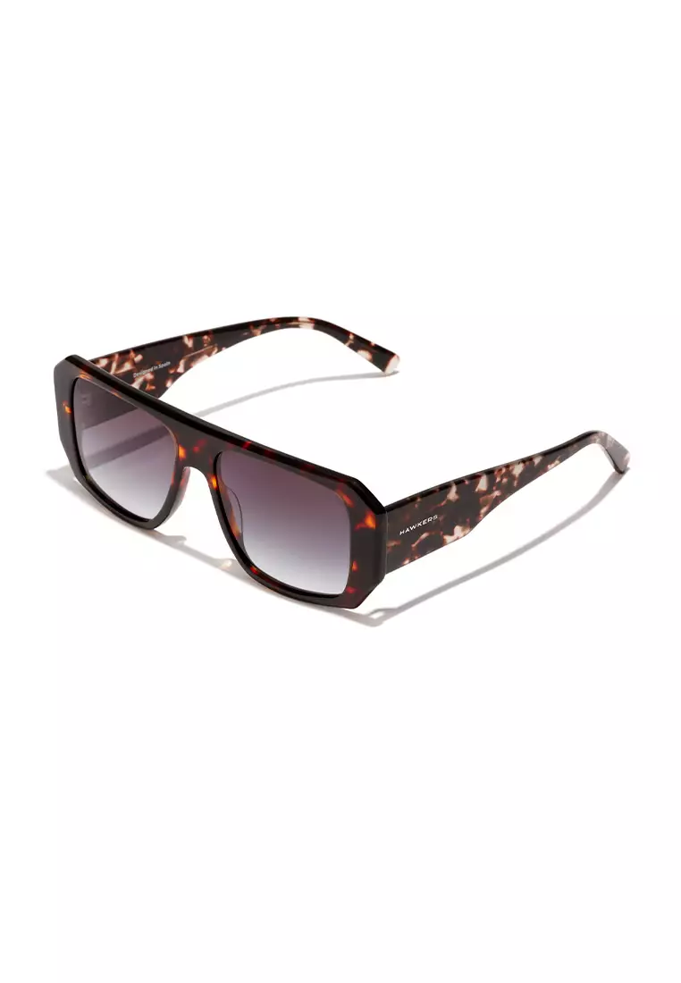 HAWKERS Brown Carey Iron Hell Sunglasses For Men And Women, Unisex. Official Product Designed In Spain