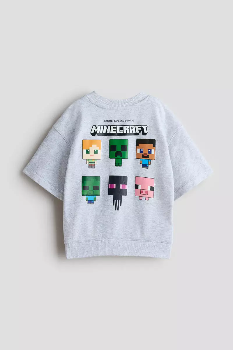 2-piece printed sweatshirt set