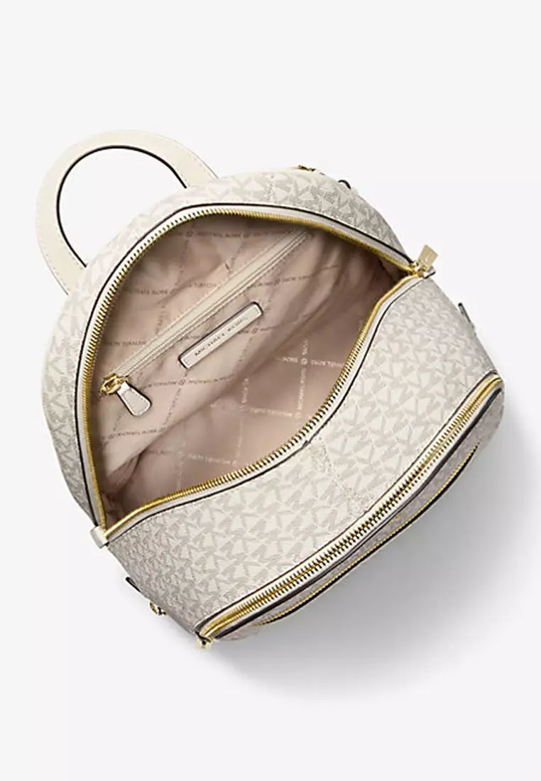 Rhea Medium Signature Logo Backpack