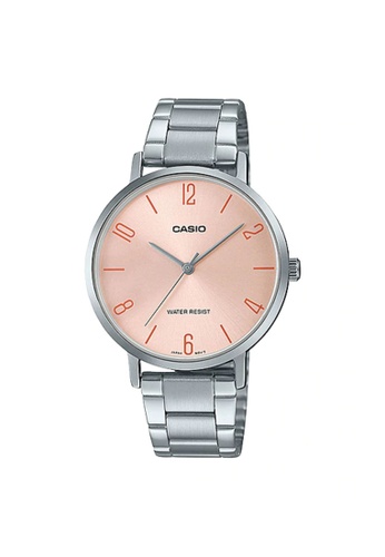CASIO silver Casio Women's Analog LTP-VT01D-4B2UDF Stainless Steel Band Casual Watch AAC2CACC4F5244GS_1