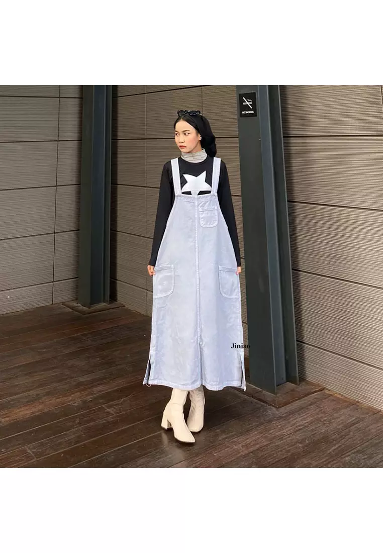 Jumpsuit 003 Overall Jeans Rok Panjang